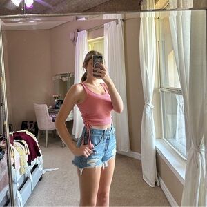 Pink Crop Tank
